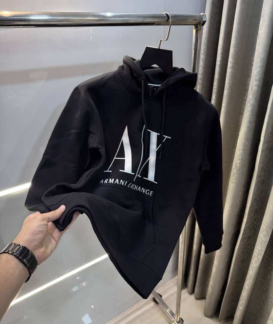 Arman i Exchange Black Classic Print Premium Hoodie Secondary image