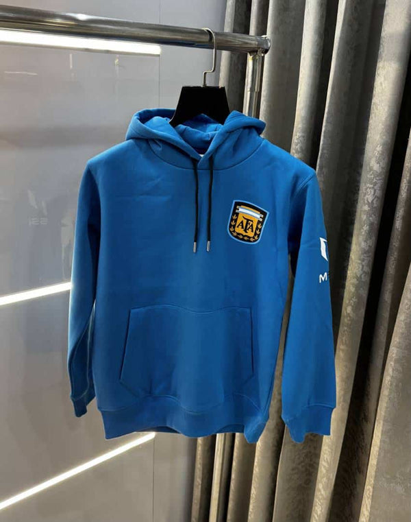 Adida s Blue Messi Edition Imported Premium Hoodie