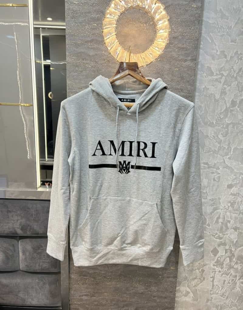 Amir i Light Grey Printed Premium Hoodie Main image