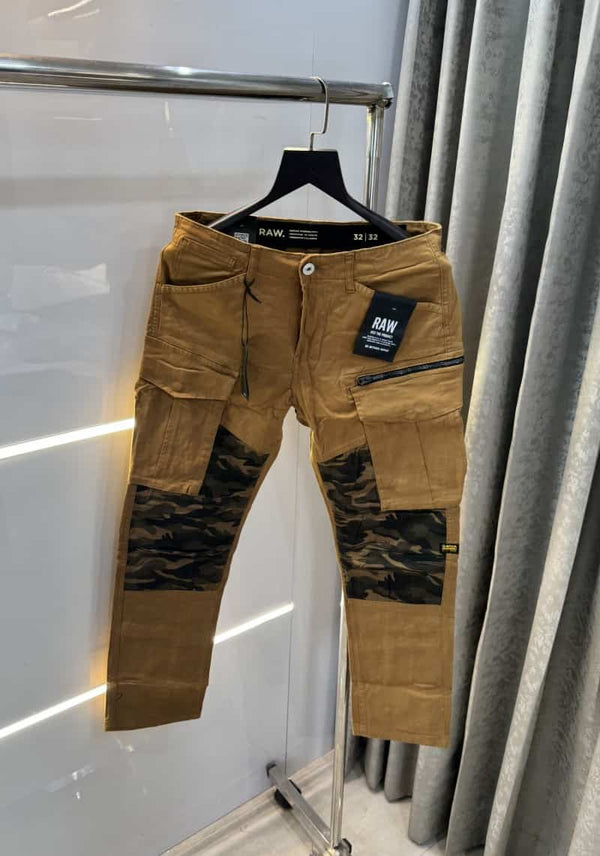 G- Star Raw Khakhi Camouflage Premium Cargo