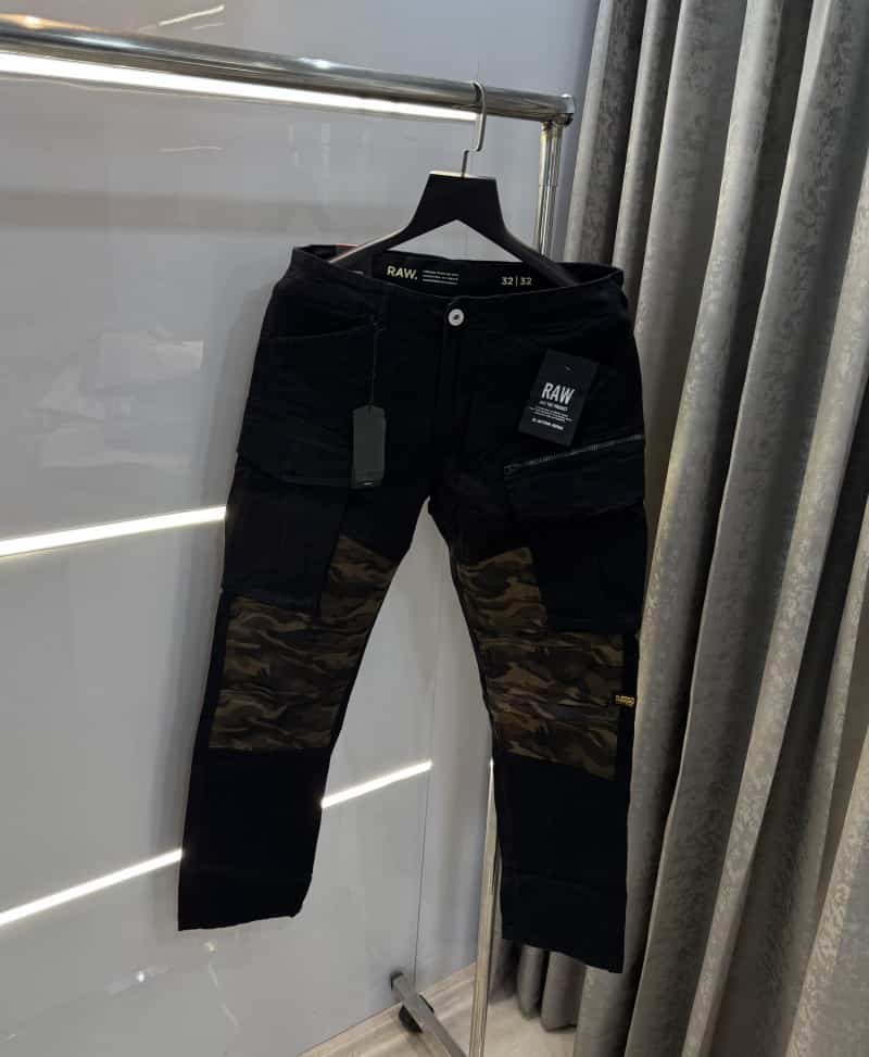 G- Star Raw Black Camouflage Premium Cargo Main image