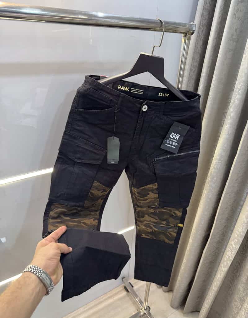 G- Star Raw Black Camouflage Premium Cargo Secondary image
