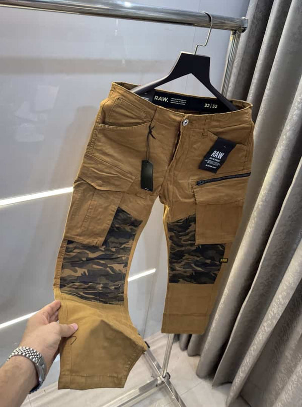 G- Star Raw Khakhi Camouflage Premium Cargo