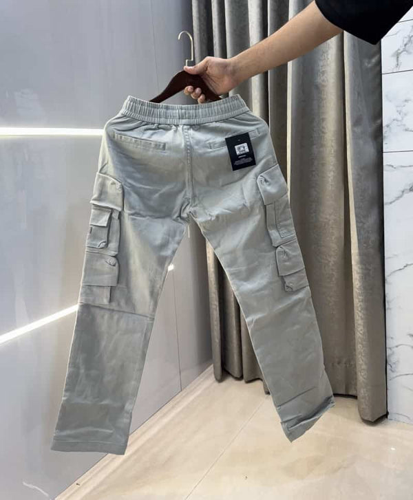 Essentia l Light Grey Imported Baggy Cargo