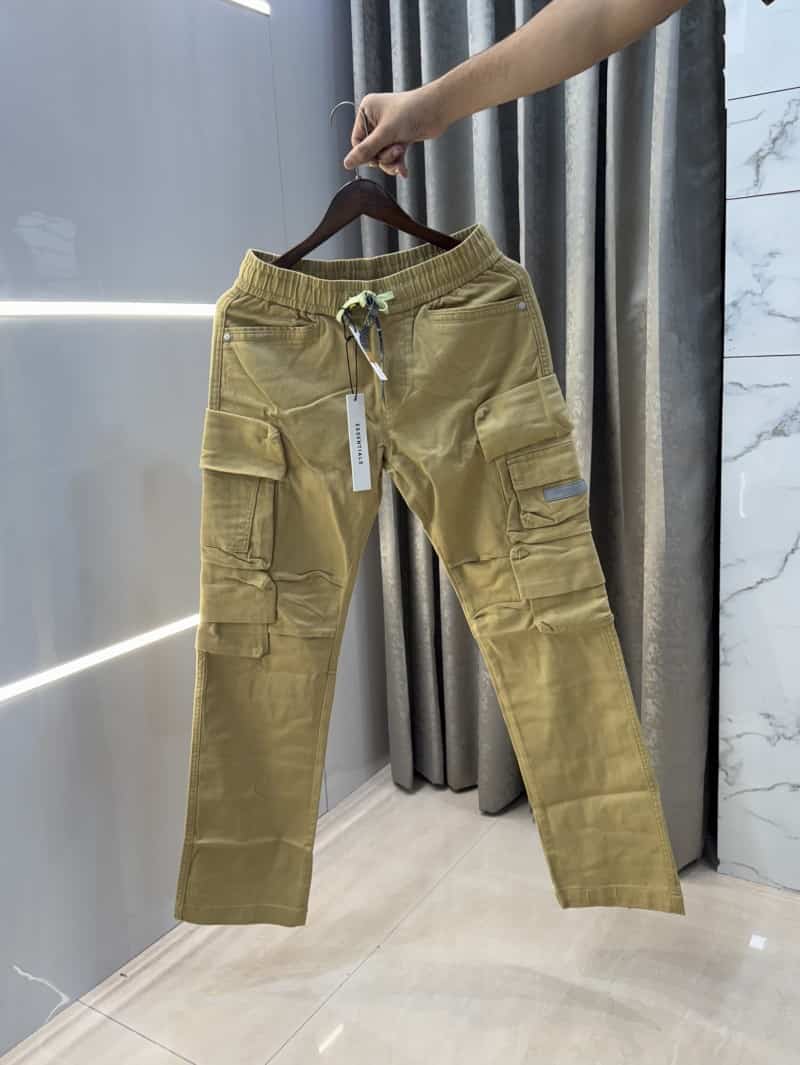 Essentia l Beige Imported Baggy Cargo Main image