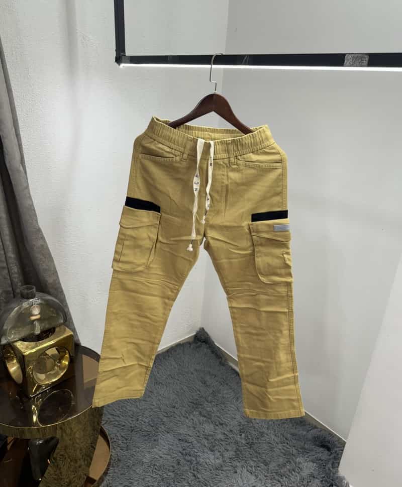 Essentia l Beige Premium Imported Baggy Cargo Main image