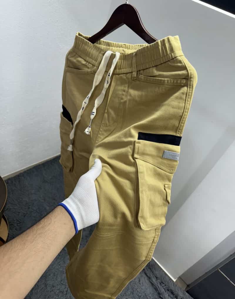 Essentia l Beige Premium Imported Baggy Cargo