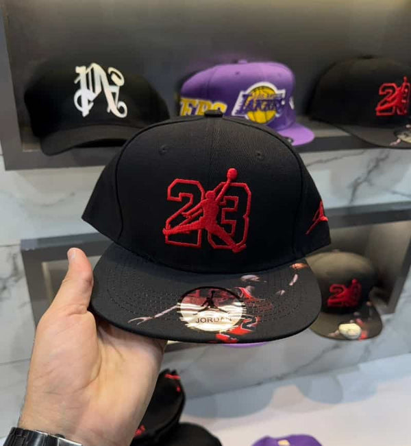 Air Jordan Black Embroidery Logo Imported Cap