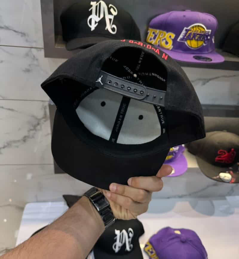 Air Jordan Black Embroidery Logo Imported Cap