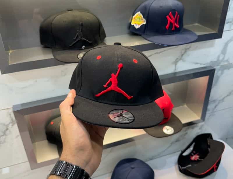 Michael Jordan Black Embroidery Logo Imported Cap