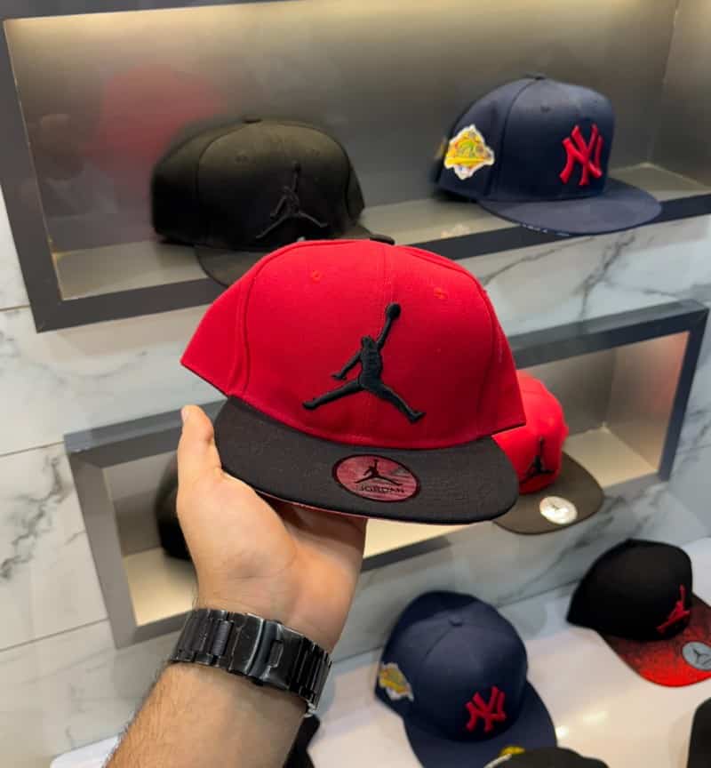 Michael Jordan Red Embroidery Logo Imported Cap