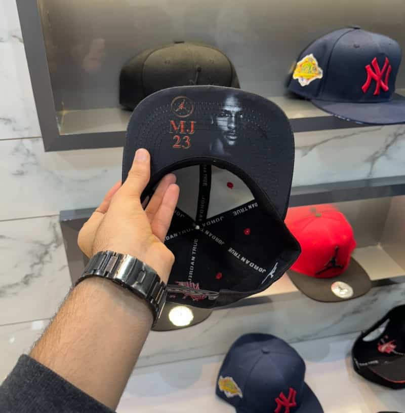 Michael Jordan Black Embroidery Logo Imported Cap