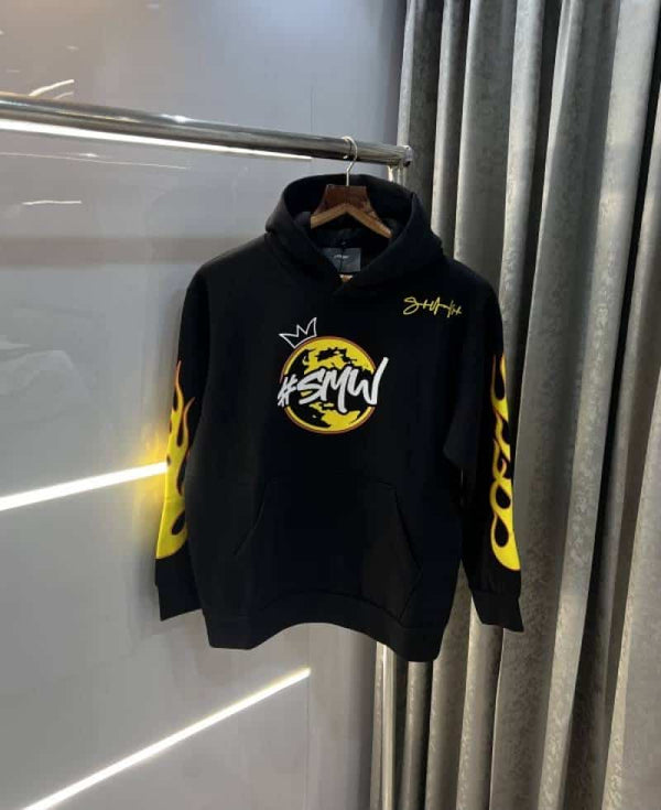Moosedrilla Black All Over Printed Sidhu Edition Imported Hoodie