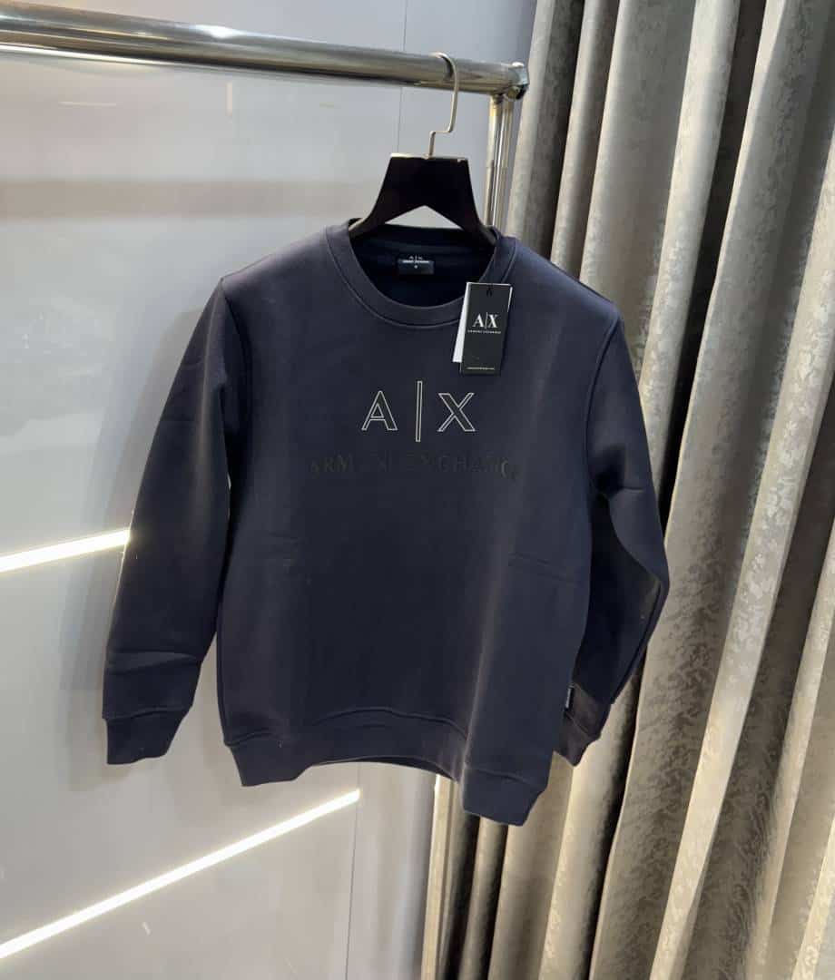Arman i E.._xchange Grey Logo Work Premium Sweatshirt Secondary image