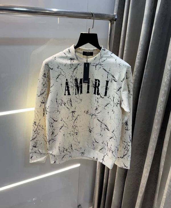 Amir i White Printed Imported Premium Sweatshirt