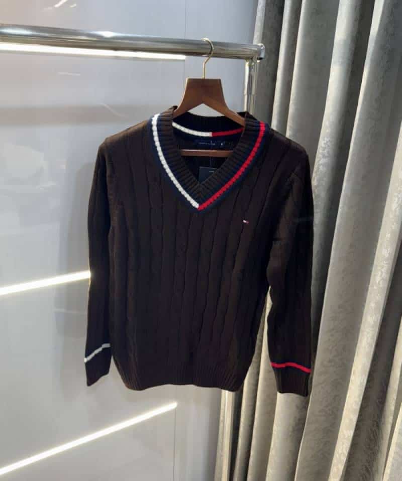 Tommy Hilfiger Brown Premium Knitted Pull Over