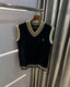 Ralp h Lauren Black Premium Knitted Sleeveless Pull Over