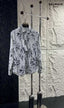 Balmai n Paris White Floral Print Shirt With Premium BoX Packing And Carry Bag