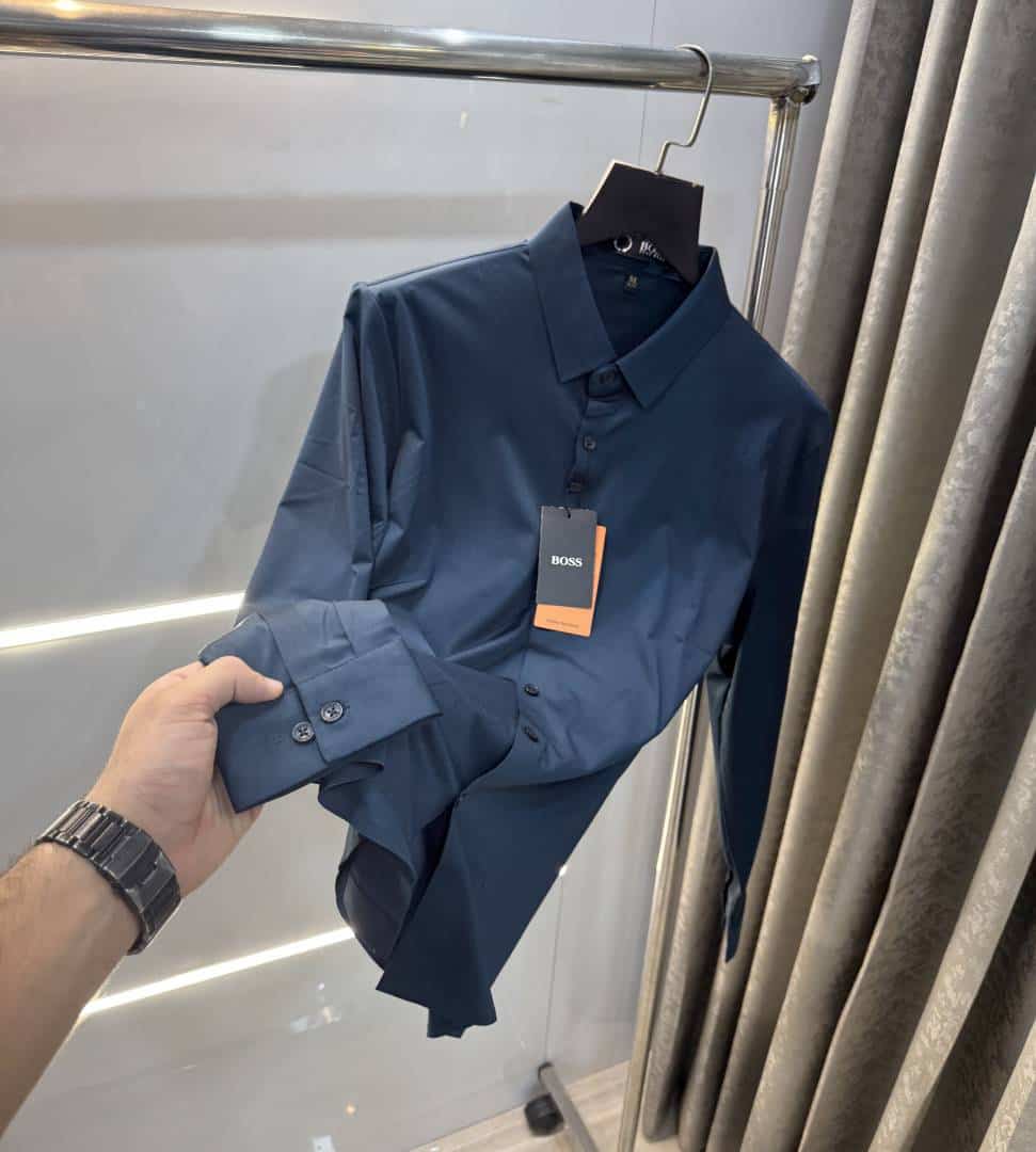 Hugo Boss Petrol Blue Premium Imported Shirt