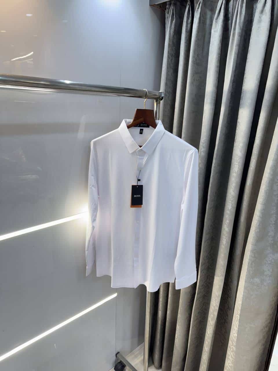hugo BO5S White Premium Imported Shirt