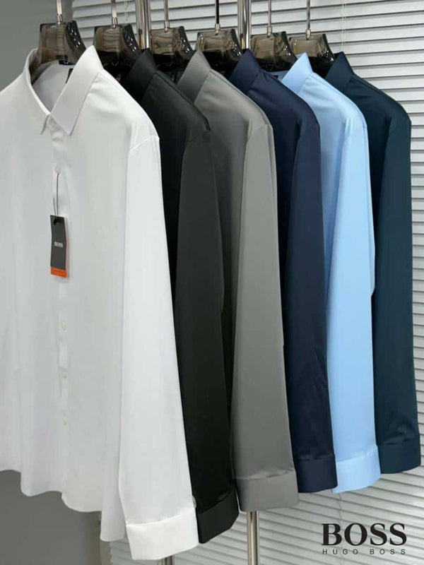 Hugo Boss Petrol Blue Premium Imported Shirt