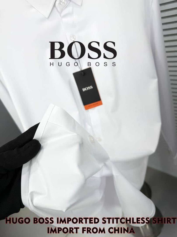 hugo BO5S White Premium Imported Shirt