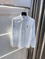 Ami Paris Sky Blue Stripes Embroidery Logo Premium Shirt