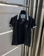 Prad a Milano Black Printed Imported Half Shirt