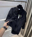 Lacost e Black Embroidery Logo Premium Shirt