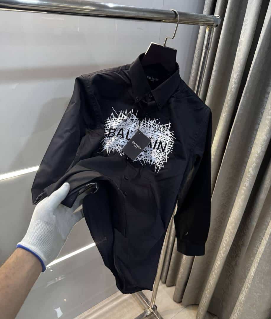 Balmai n Paris Black Logo print Premium Shirt Main image