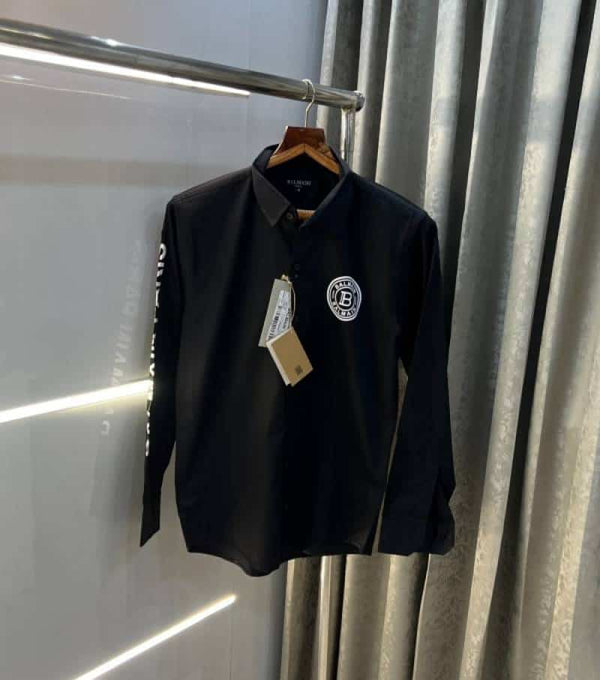 Balmai n Paris Black Logo Premium Shirt