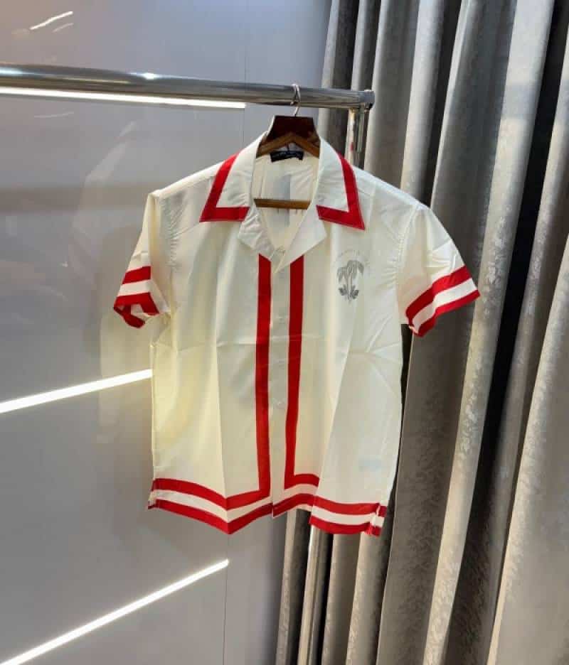Zar a Cream Printed Imported Half Shirt Secondary image