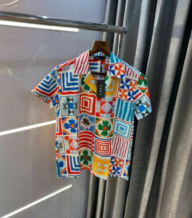 Zar a All Over Printed Imported Half Shirt Secondary image