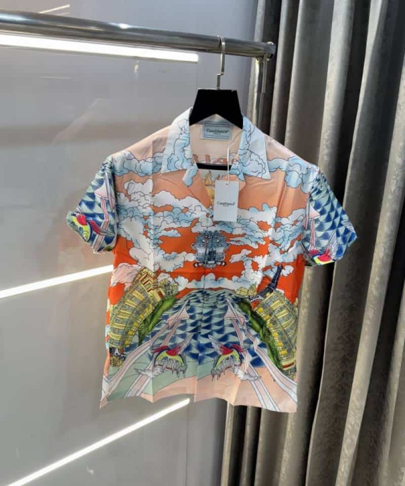 Casablanca Printed Imported Half Shirt