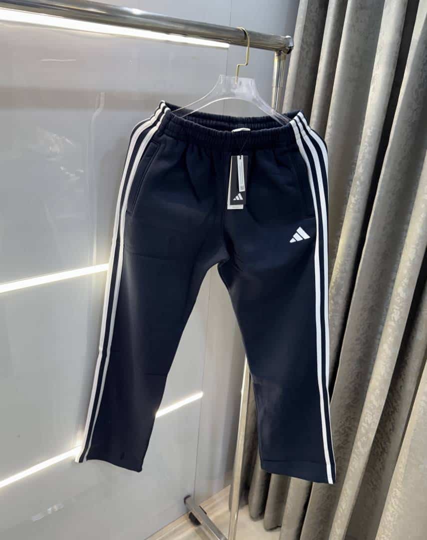Adida s Navy Blue Embroidery Logo Premium TrackPant