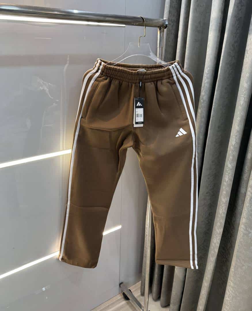 Adida s Brown Embroidery Logo Premium TrackPant Main image
