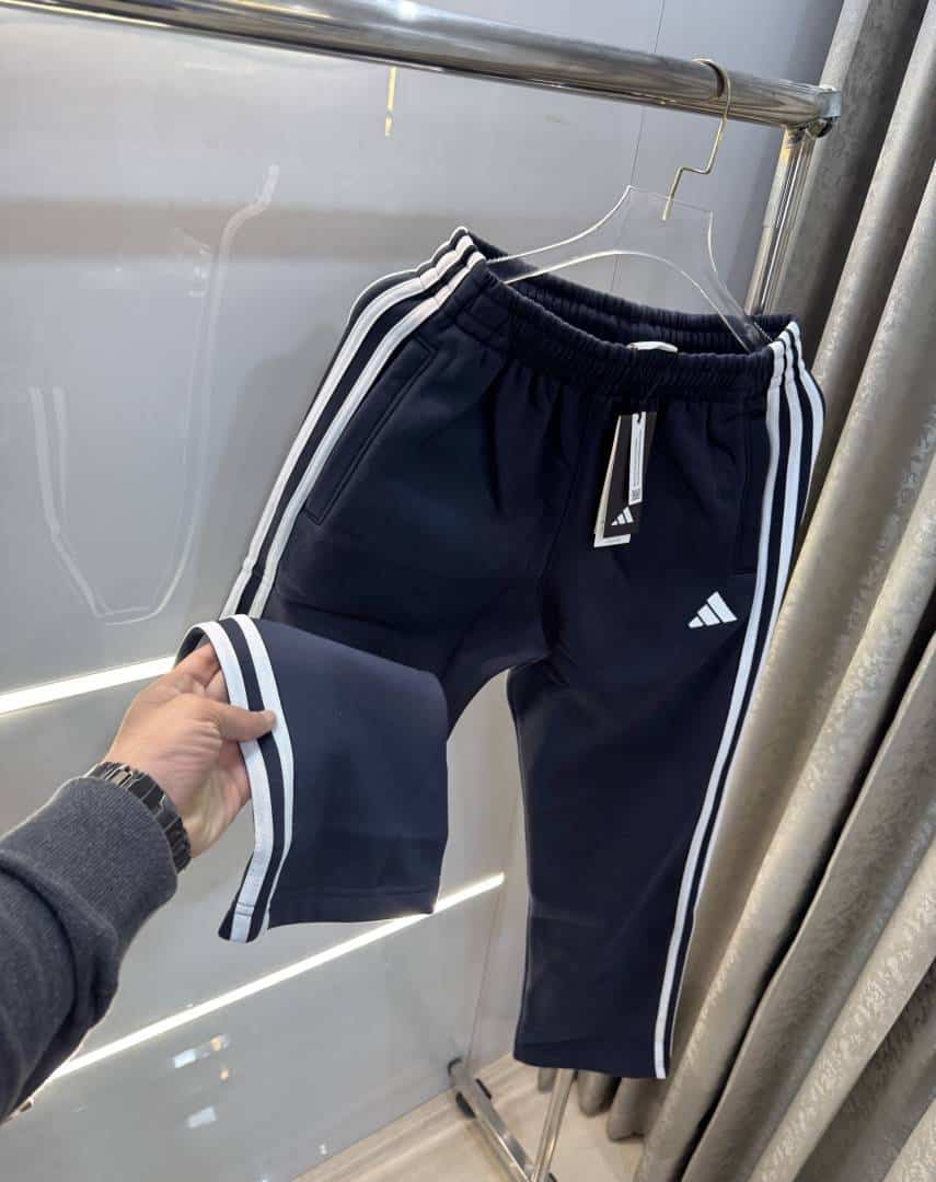 Adida s Navy Blue Embroidery Logo Premium TrackPant