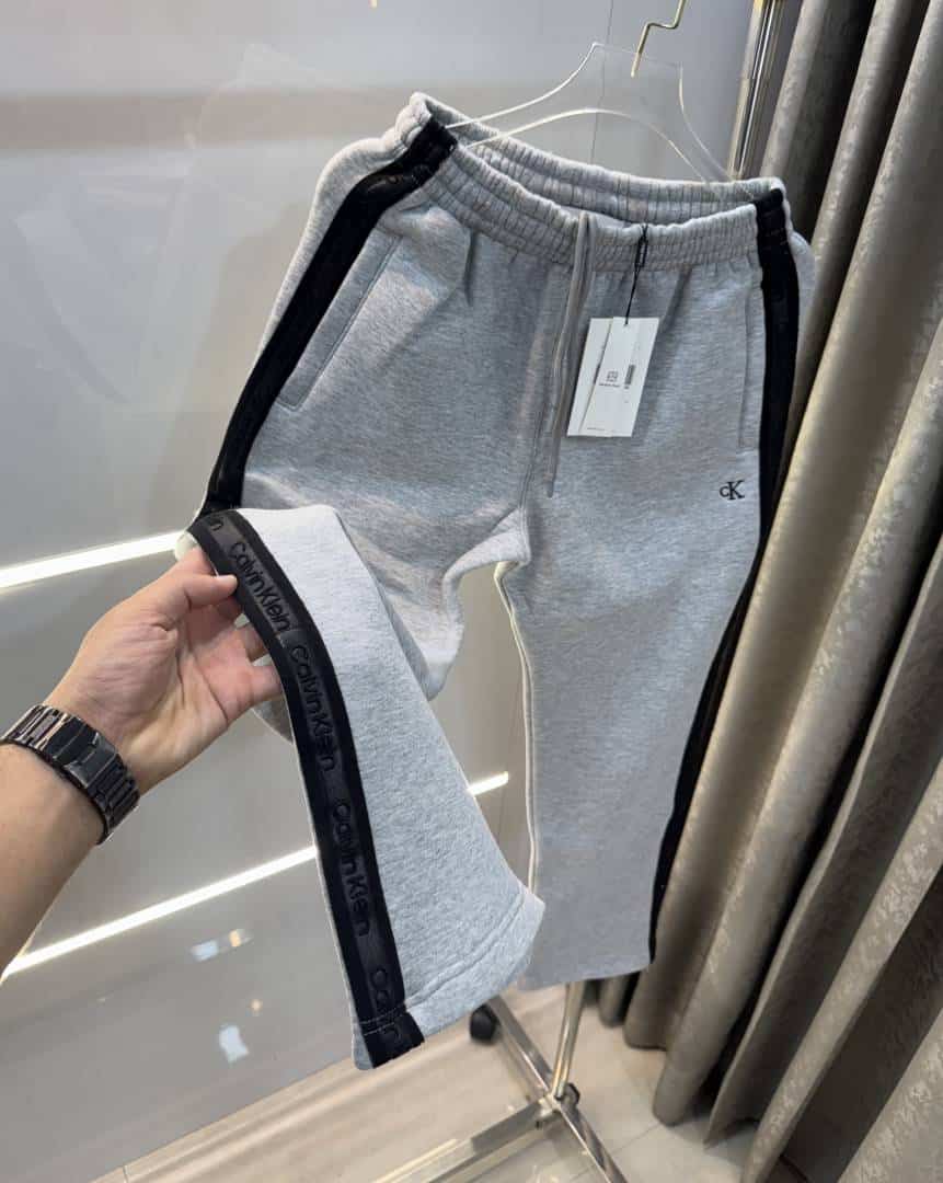 Calvin  Klein Grey Patch Logo Premium TrackPant Secondary image