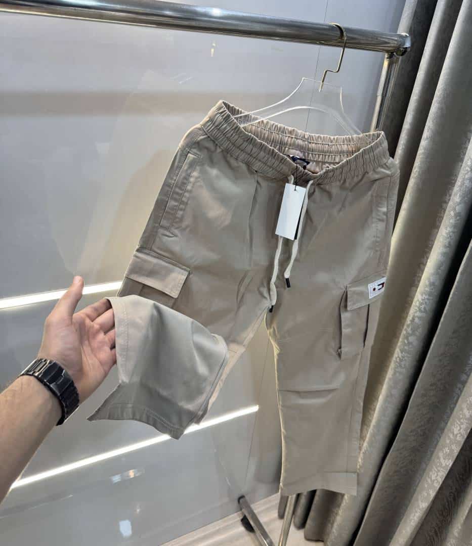 Tommy Hilfige r Light Beige Premium Cargo Trackpant Secondary image