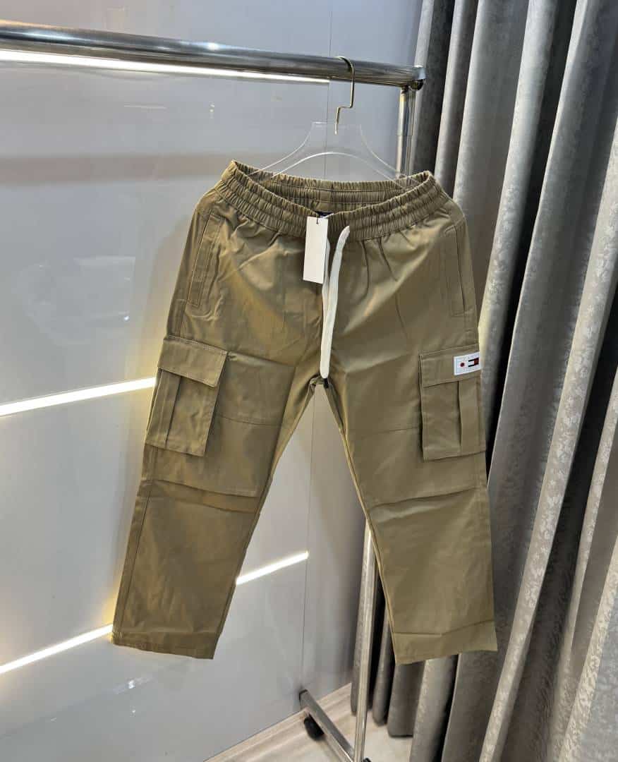 Tommy Hilfige r Beige Premium Cargo Trackpant Main image