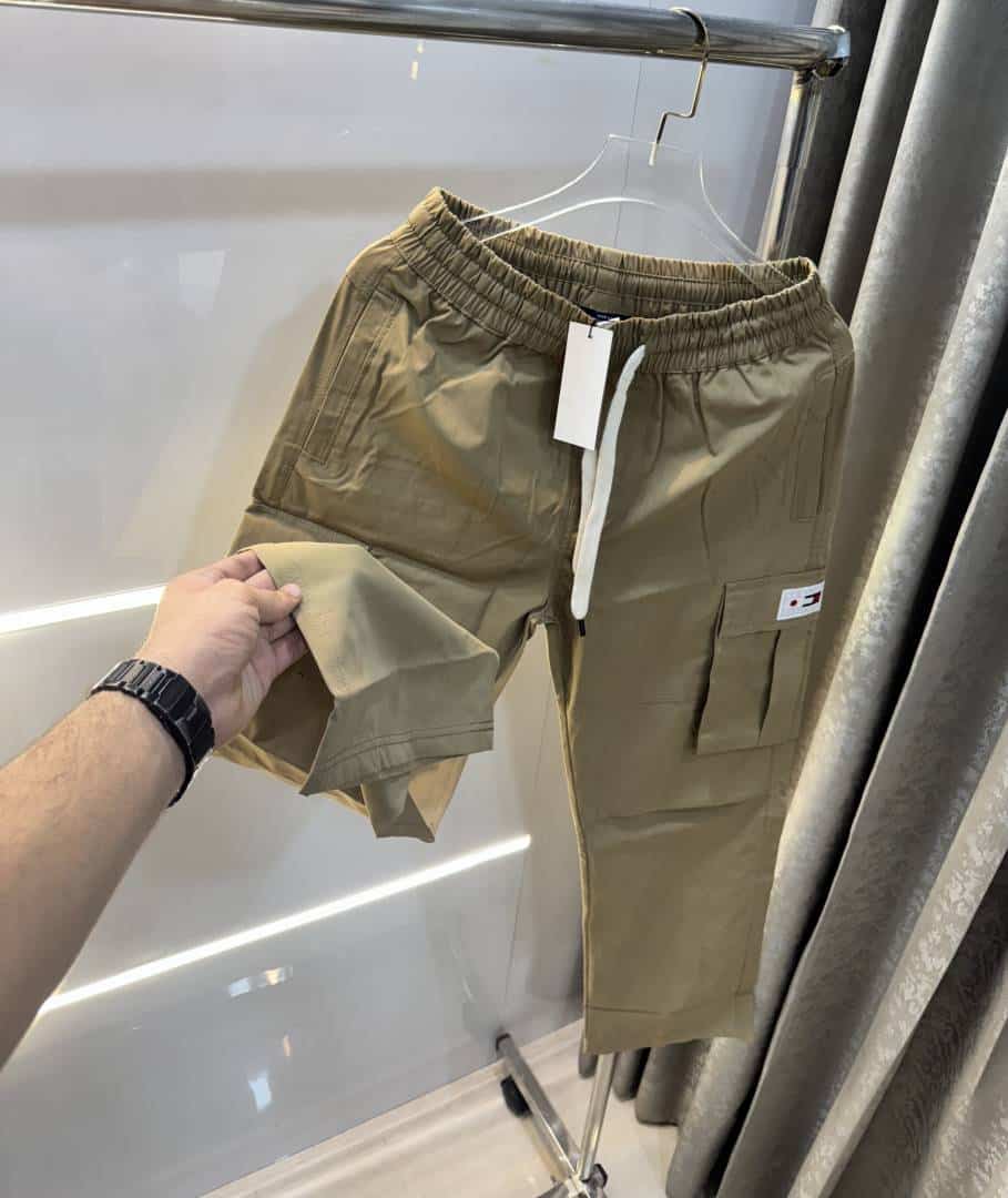Tommy Hilfige r Beige Premium Cargo Trackpant Secondary image