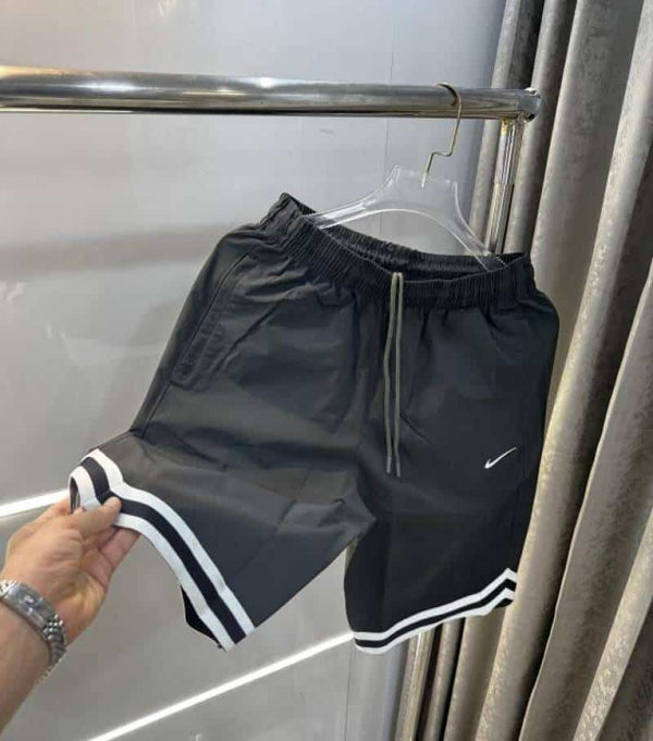 Nik e Olive Green Embroidery Logo Limited Edition Premium Shorts