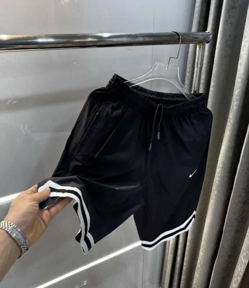 Nik e Dark Grey Embroidery Logo Limited Edition Premium Shorts