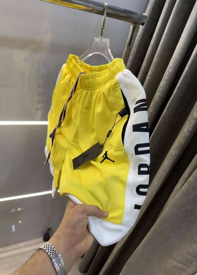 Air  Jordan Yellow Reversible Premium Shorts