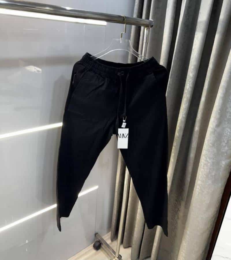 Zar a Black 5 Premium Linen TrackPants Main image