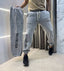 Balenciag a Grey Logo Print Premium Jogger Sweatpant