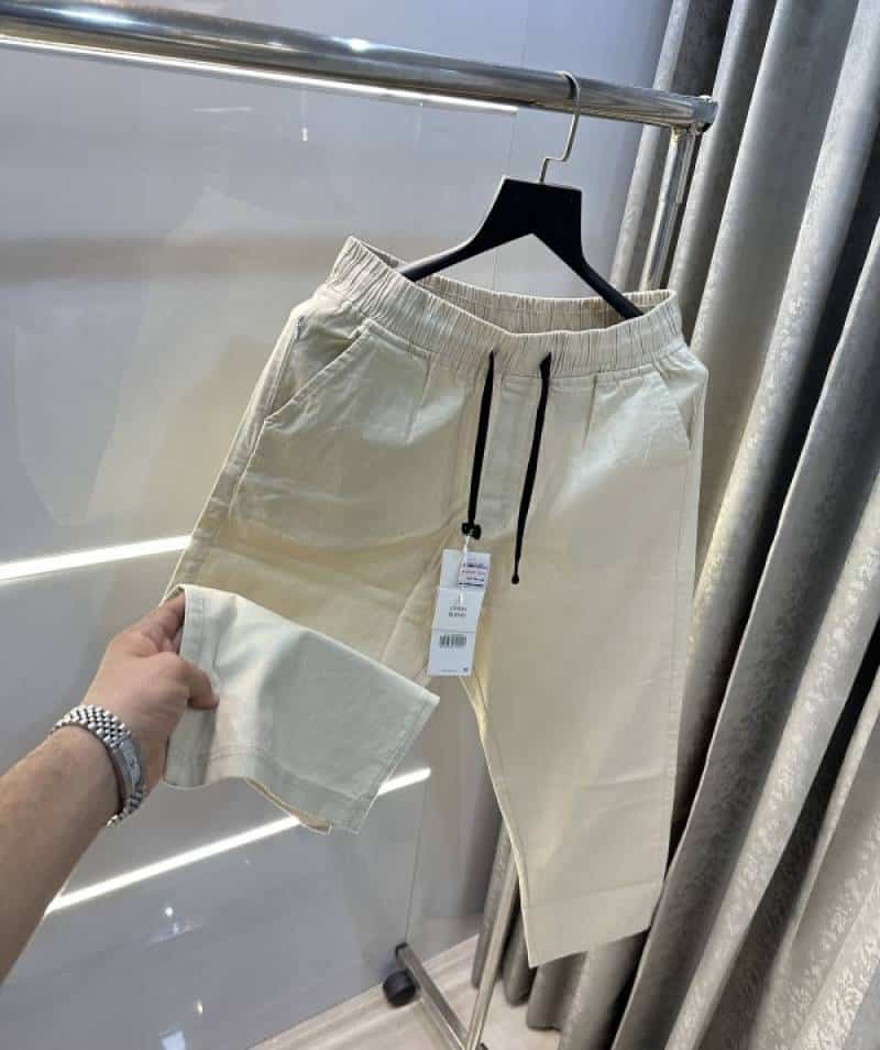 Zar a Cream 3Premium Linen Track Pants