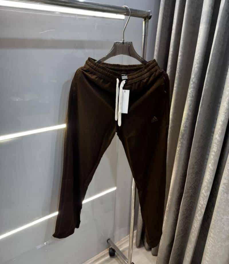 Adida s Brown Classic Embroidery Logo Premium Trackpant Main image