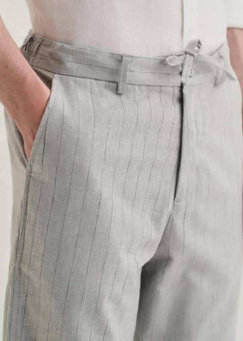 Zar a Grey s+Ripes Premium Classic Linen Pant Main image