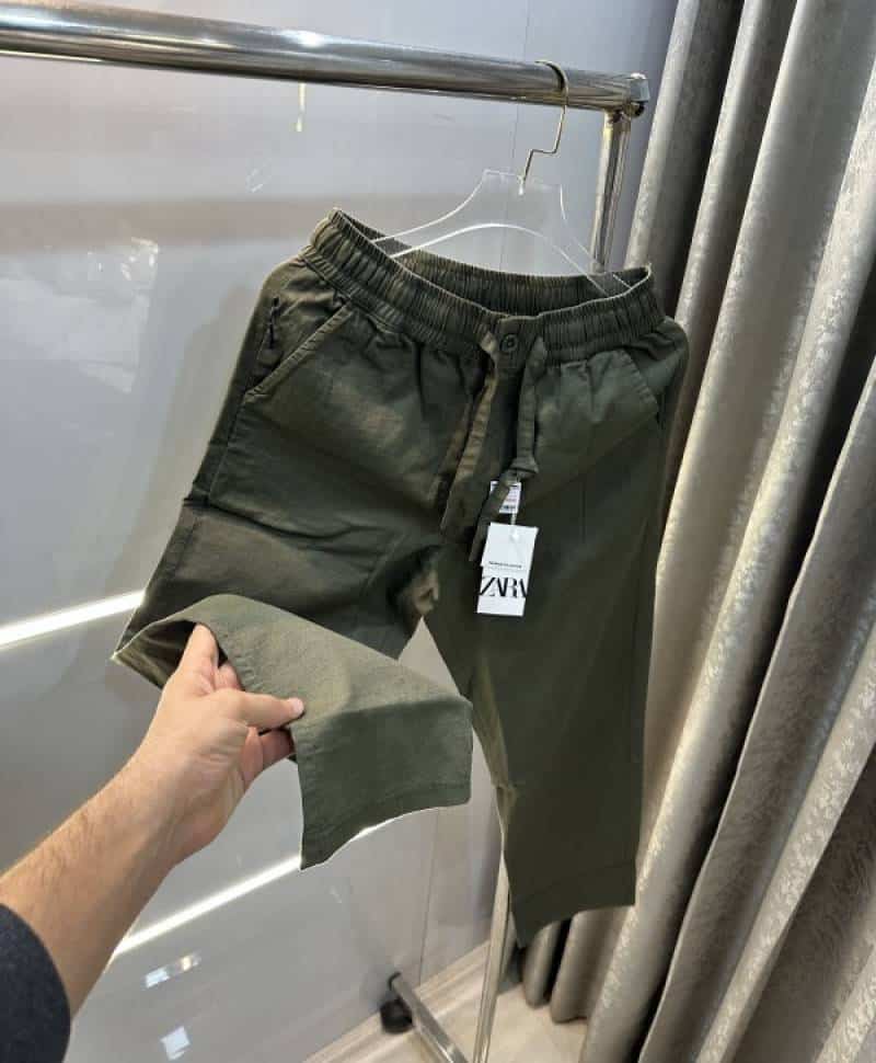 Zar a Olive New Premium Linen Track Pants